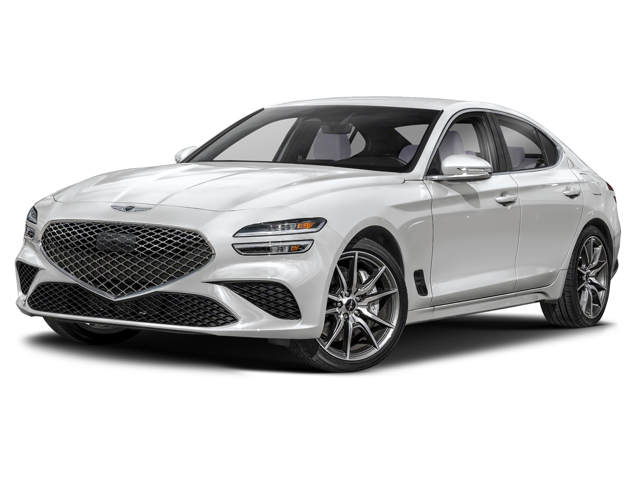 2026 Genesis G70 2.5T Prestige in Vatna Gray — front three-quarter view