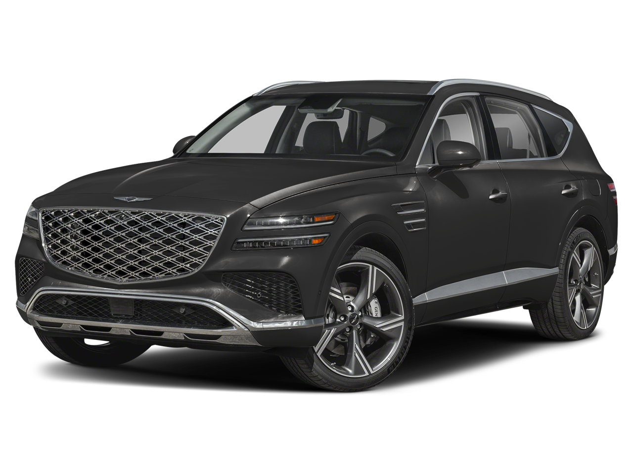 2026 Genesis GV80 2.5T Prestige in Vik Black — front three-quarter view