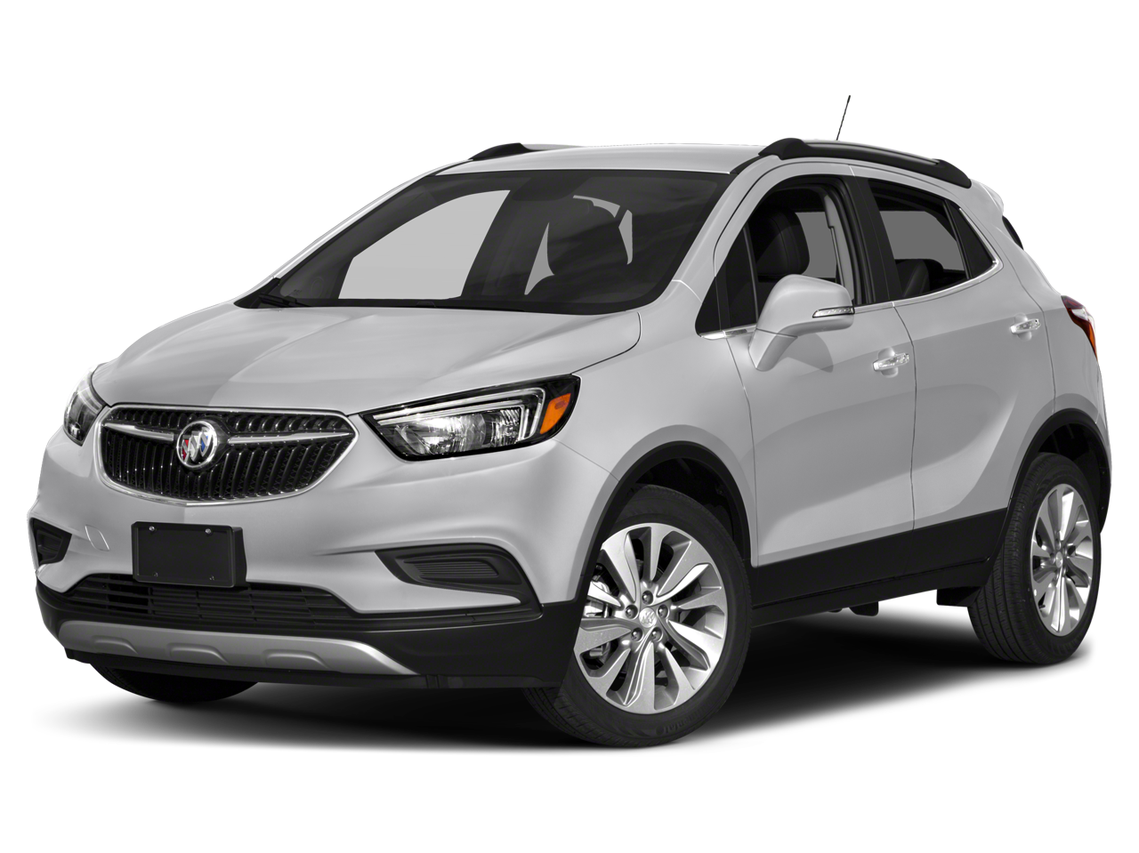 2019 Buick Encore Preferred in Includes (Cm5) Black Carbon Metallic Lower Exterior Accent Color, Paint Code W700s.) — front...