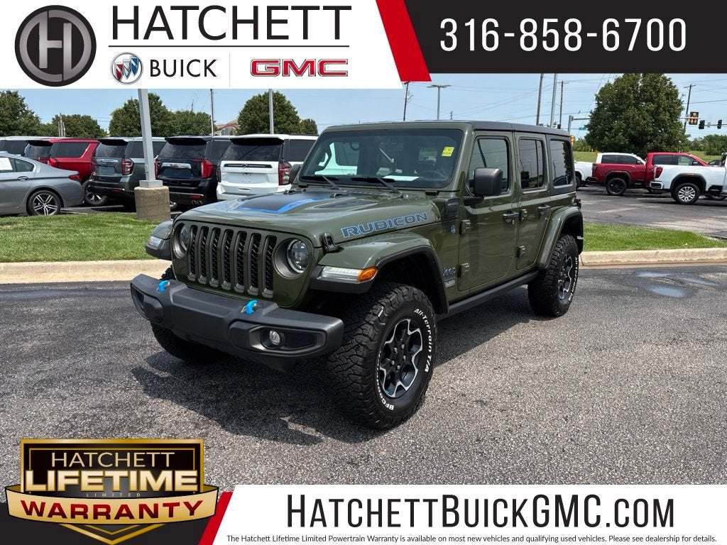 2023 Jeep Wrangler 4xe Rubicon in Other — front three-quarter view