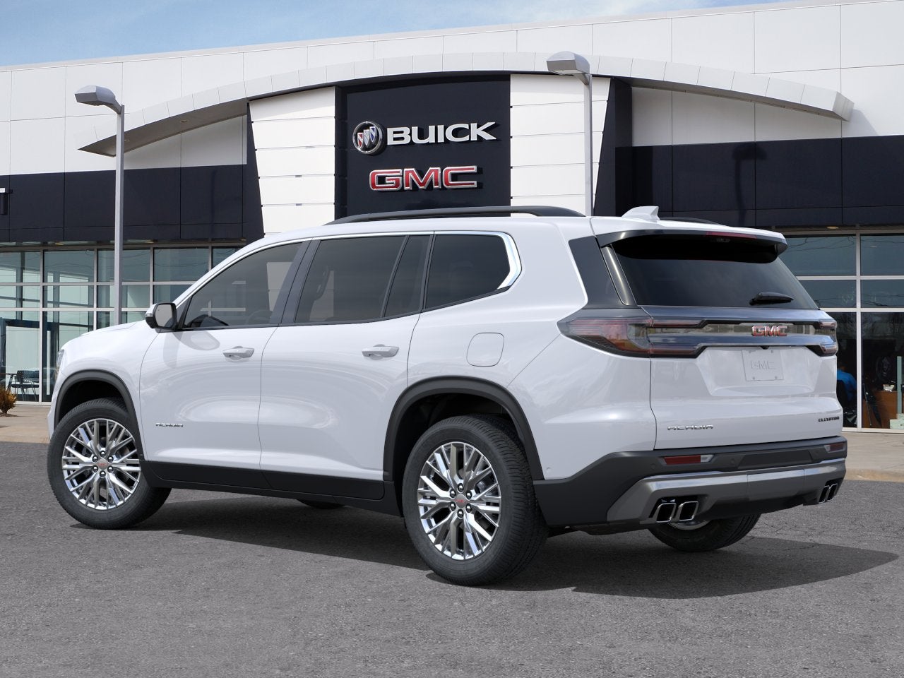 2026 GMC Acadia — rear three-quarter view