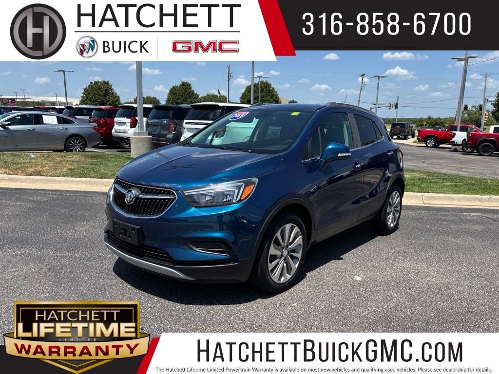 2019 Buick Encore Preferred in Includes (Cm5) Black Carbon Metallic Lower Exterior Accent Color, Paint Code W700s.) — front...