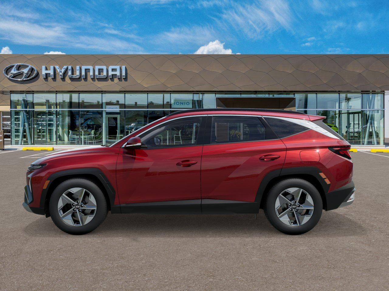 2026 Hyundai Tucson — rear three-quarter view