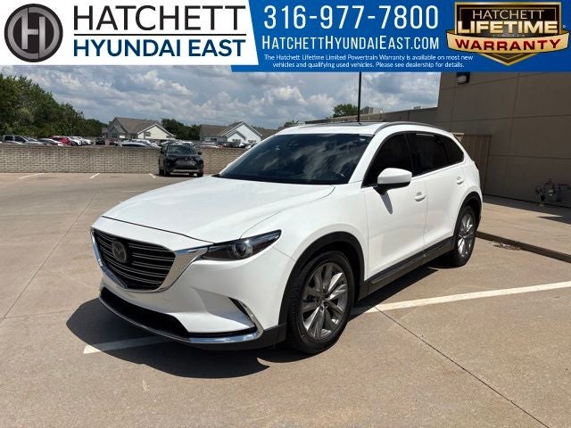 2016 Mazda Mazda CX-9 Signature in Snowflake White Pearl Mica — front three-quarter view