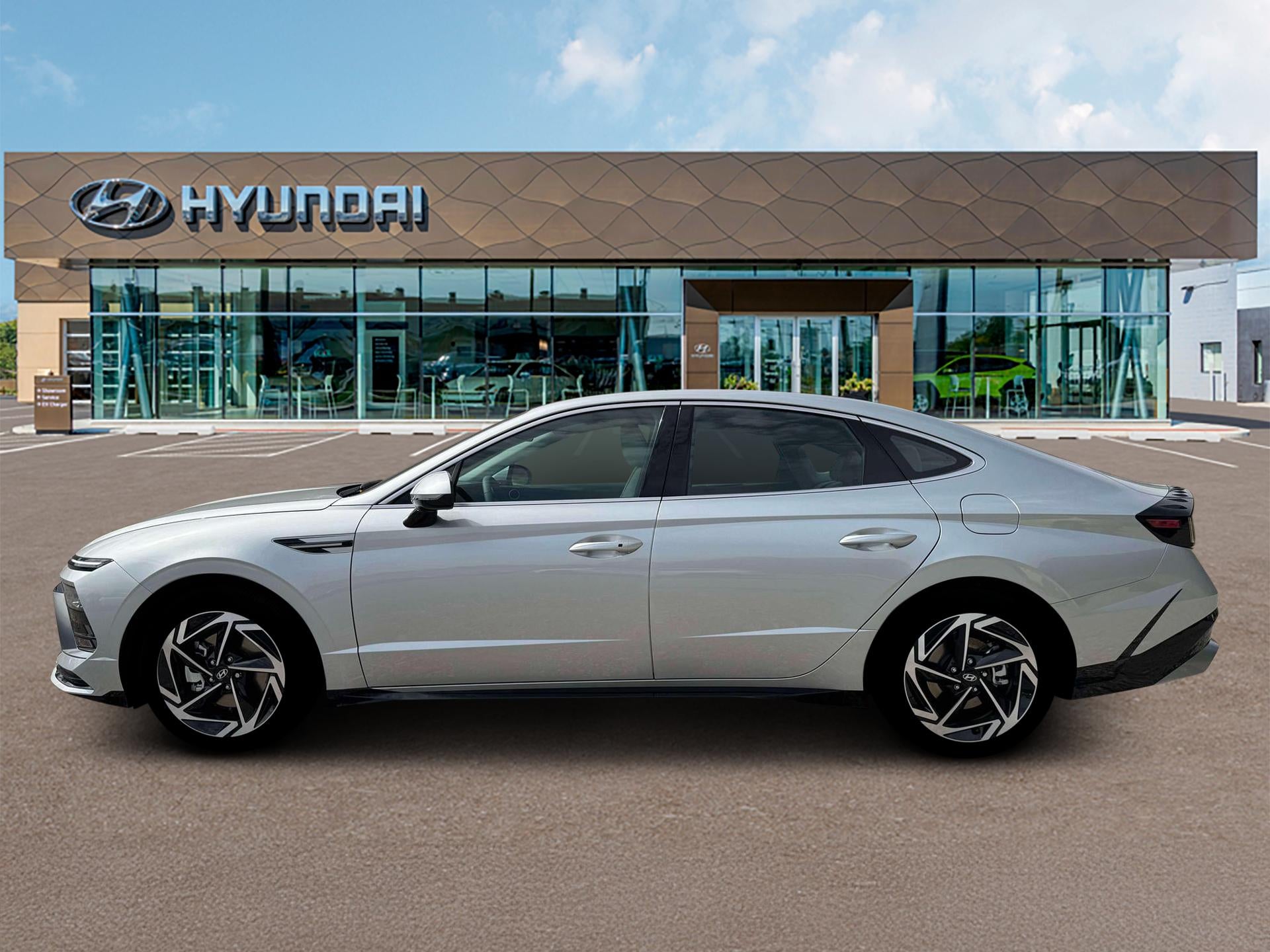 2026 Hyundai Sonata — rear three-quarter view