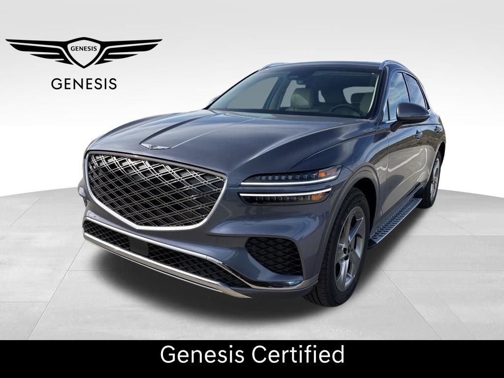 2026 Genesis GV70 2.5T Select in Ceres Blue — front three-quarter view