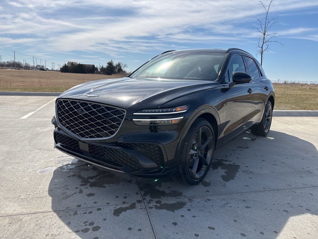 2026 Genesis GV70 2.5T Sport Prestige in Vik Black — front three-quarter view