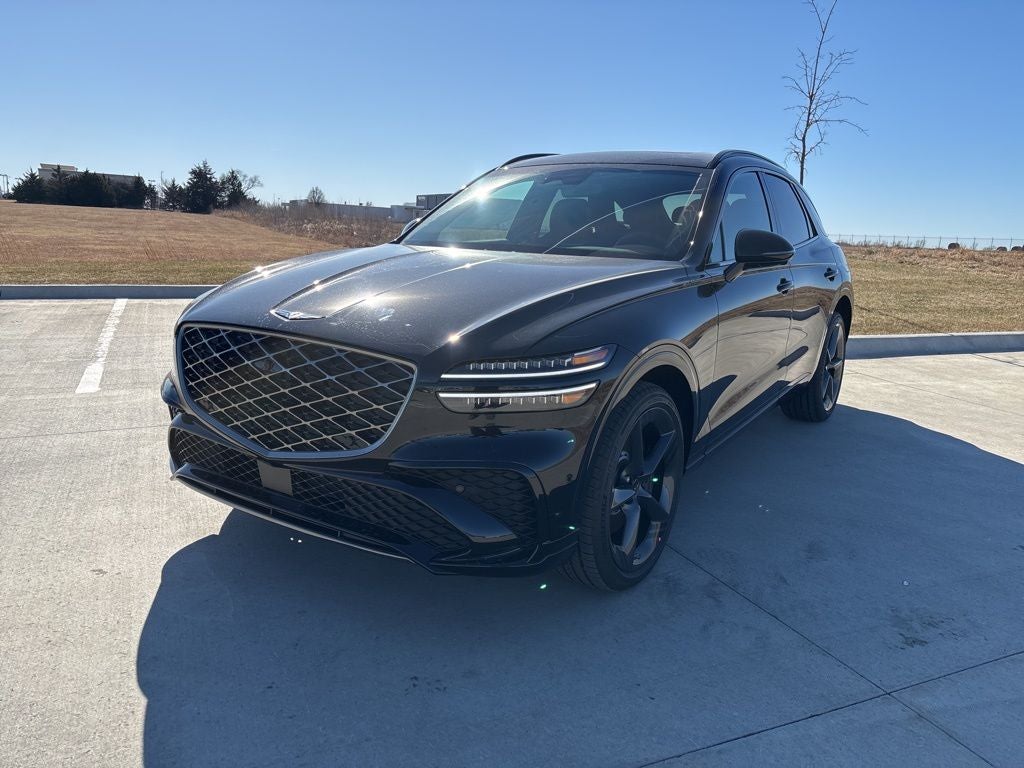 2026 Genesis GV70 2.5T Sport Prestige in Vik Black — front three-quarter view