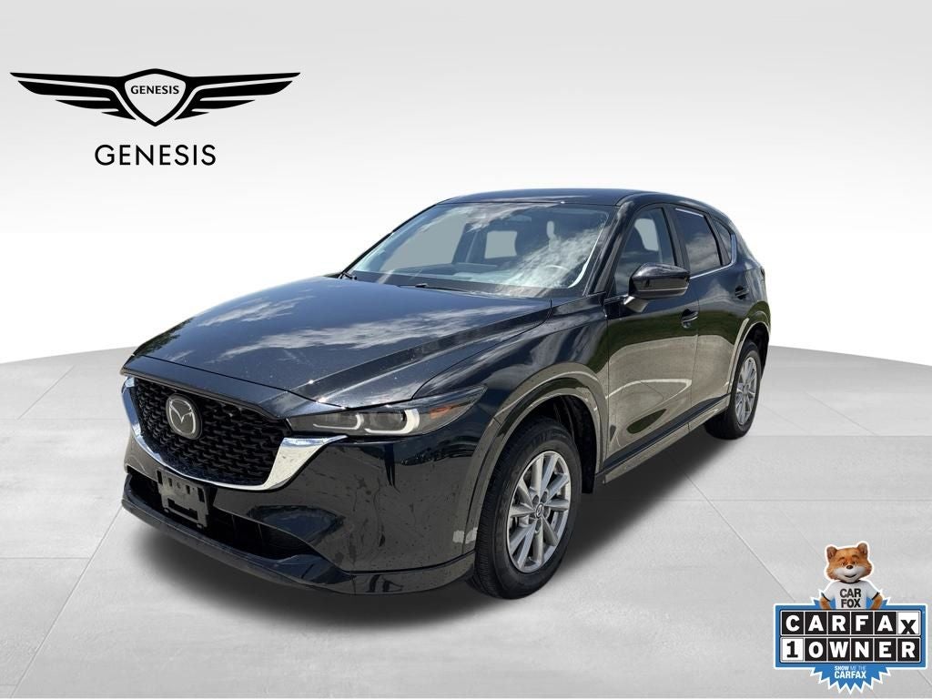 2025 Mazda Mazda CX-5 2.5 S Select Package in Jet Black Mica — front three-quarter view