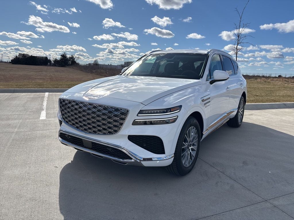 2026 Genesis GV80 2.5T in Alta White — front three-quarter view